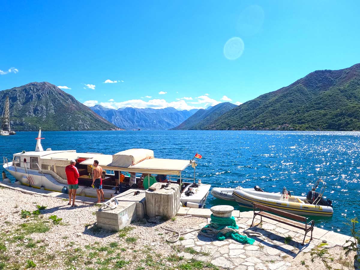 Escort-Boat-Swimming-Montenegro